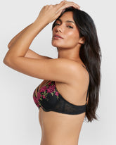 Isla & Evie Pushup Plunge Bra Multicolor / 34B